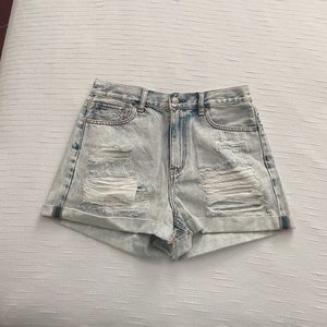 american eagle jean shorts